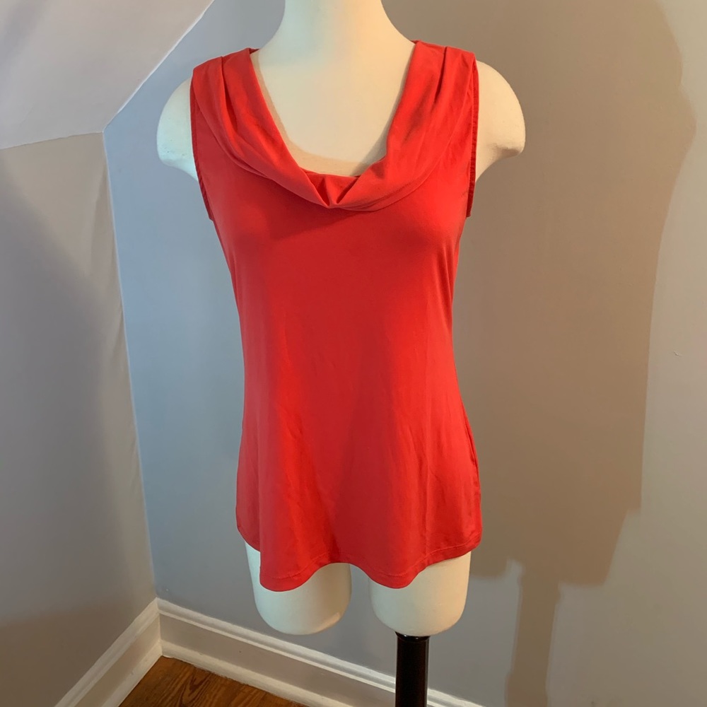 Banana Republic Sleeveless Blouse Size M Orange